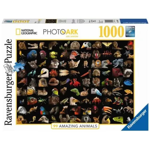 Ravensburger puzzel 1000 stukjes 99 Prachtige Dieren